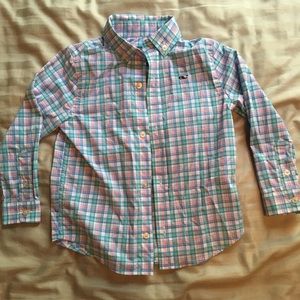 Vineyard Vines Boys Plaid Shirt 3T
